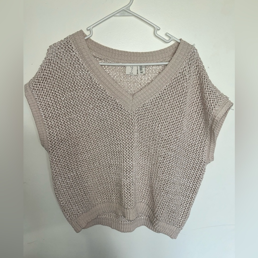 Women's Beige Knit Sweater